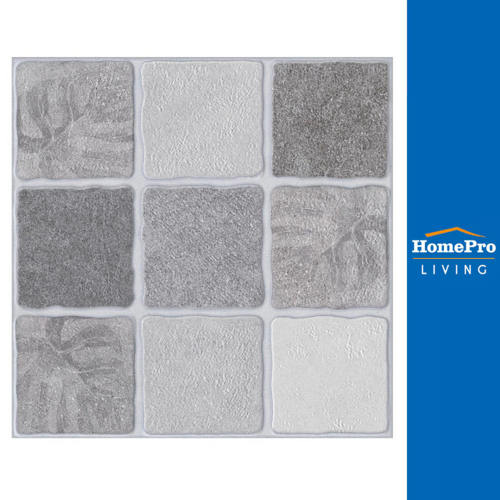 ภูผา กระเบื้องพื้น 12x12 นิ้ว เวต้า สโตน เทา PM 1M2 จัดส่งโดย HomePro