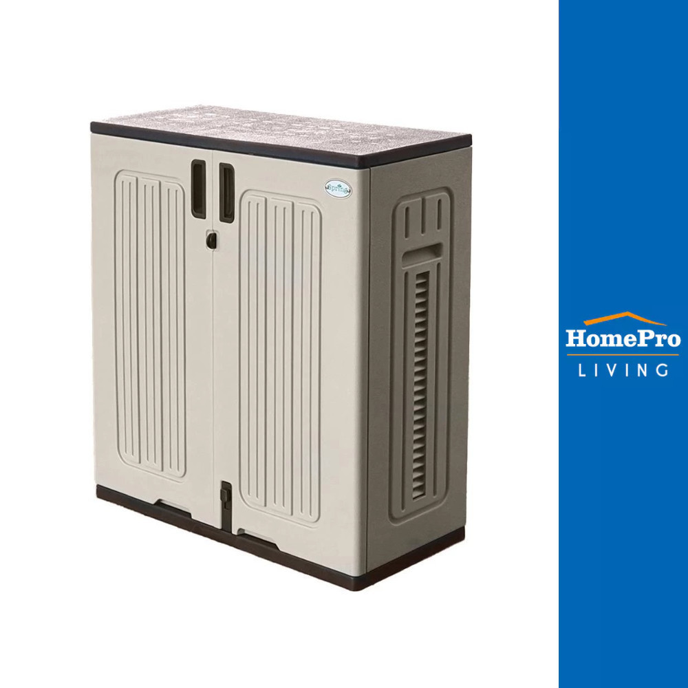 [ จัดส่งพร้อมประกอบ ] HomePro ตู้เก็บของ HDPE  EVEREST 90x36 ซม. แบรนด์ SPRING ลิ้นชัก เก็บ ของ