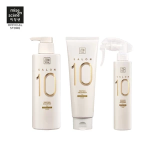 [เซตฟื้นบำรุงผมเสีย] MISE en SCÈNE FULL SET SALON 10 PROTEIN (SHAMPOO + TREATMENT + NO-WASH AMPOULE TREATMENT)