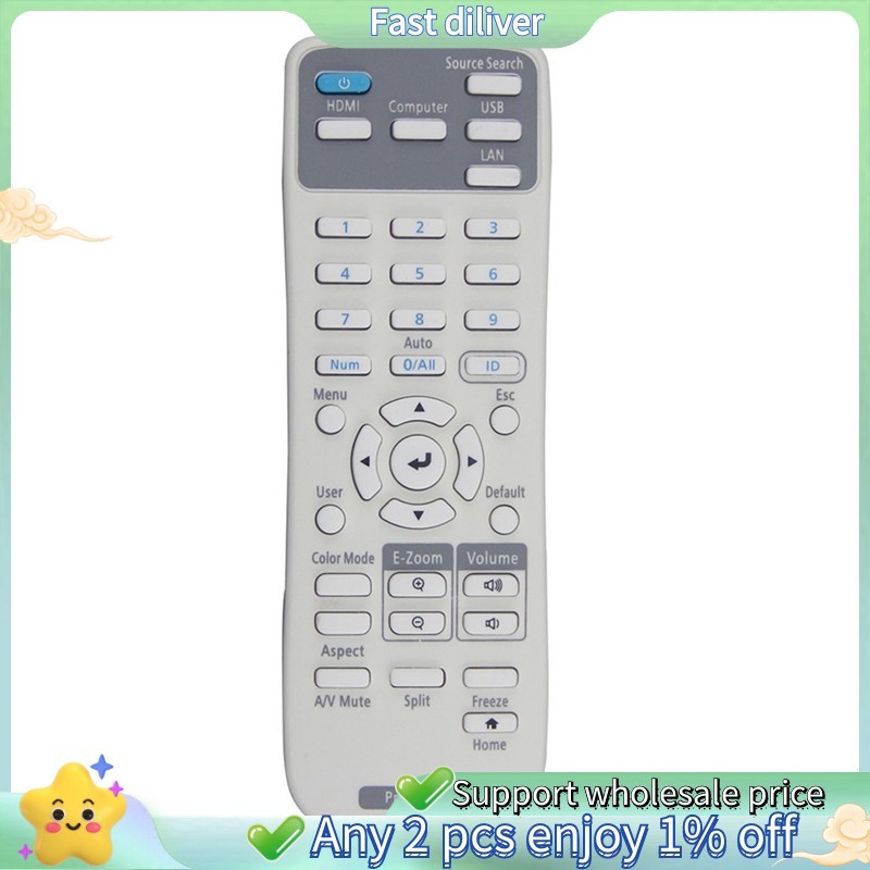 GT-Replacement โปรเจคเตอร์รีโมทคอนโทรล 219863500 สําหรับ BrightLink 725Wi/1485Fi,EX3280, EX9230, โรง