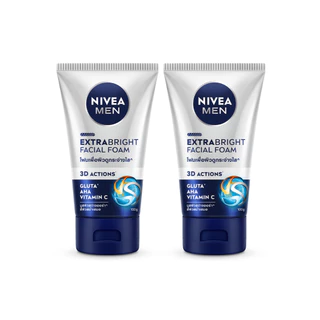 นีเวีย เมน เอ็กซ์ตร้า ไบรท์ เฟเชี่ยล โฟม 100 ก. 2 ชิ้น NIVEA