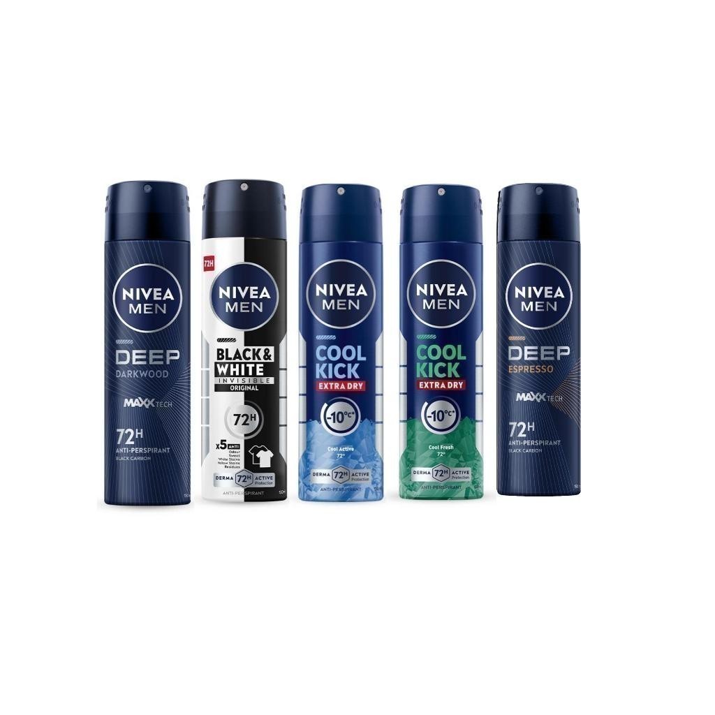 นีเวีย สเปรย์ สำหรับผู้ชาย 150 มล. DEO MEN SPRAY 150 ml. 2pcs NIVEA - 6