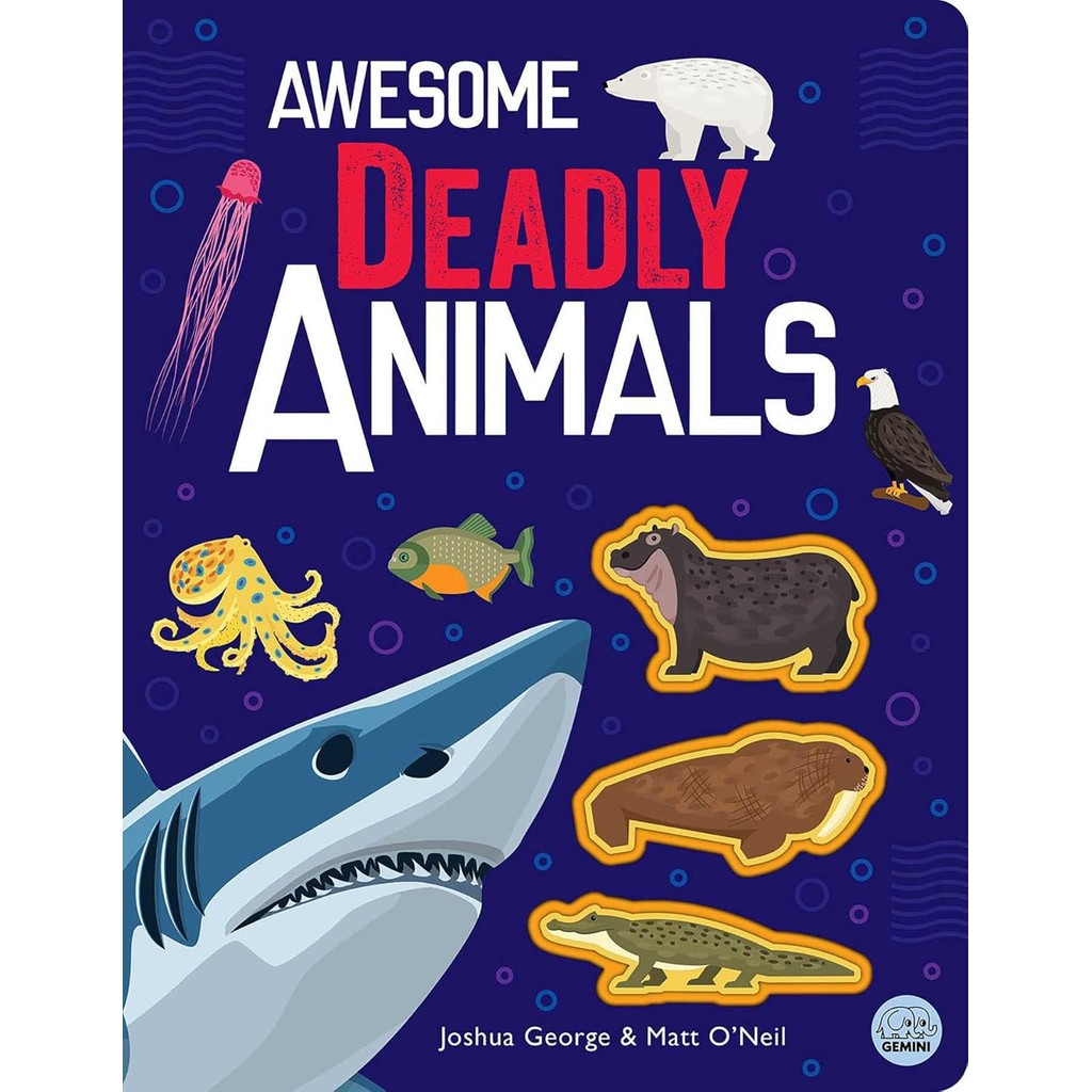 หนังสืออังกฤษใหม่ Awesome Deadly Animals (Awesome Nature) [Hardcover]