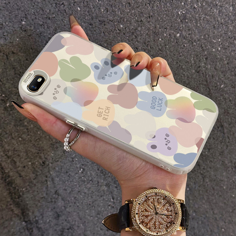 เคสสำหรับ Realme C2 C2s OPPO A1K เคสป้องกันการกระแทกโปร่งใสสำหรับเคสโทรศัพท์มือถือ