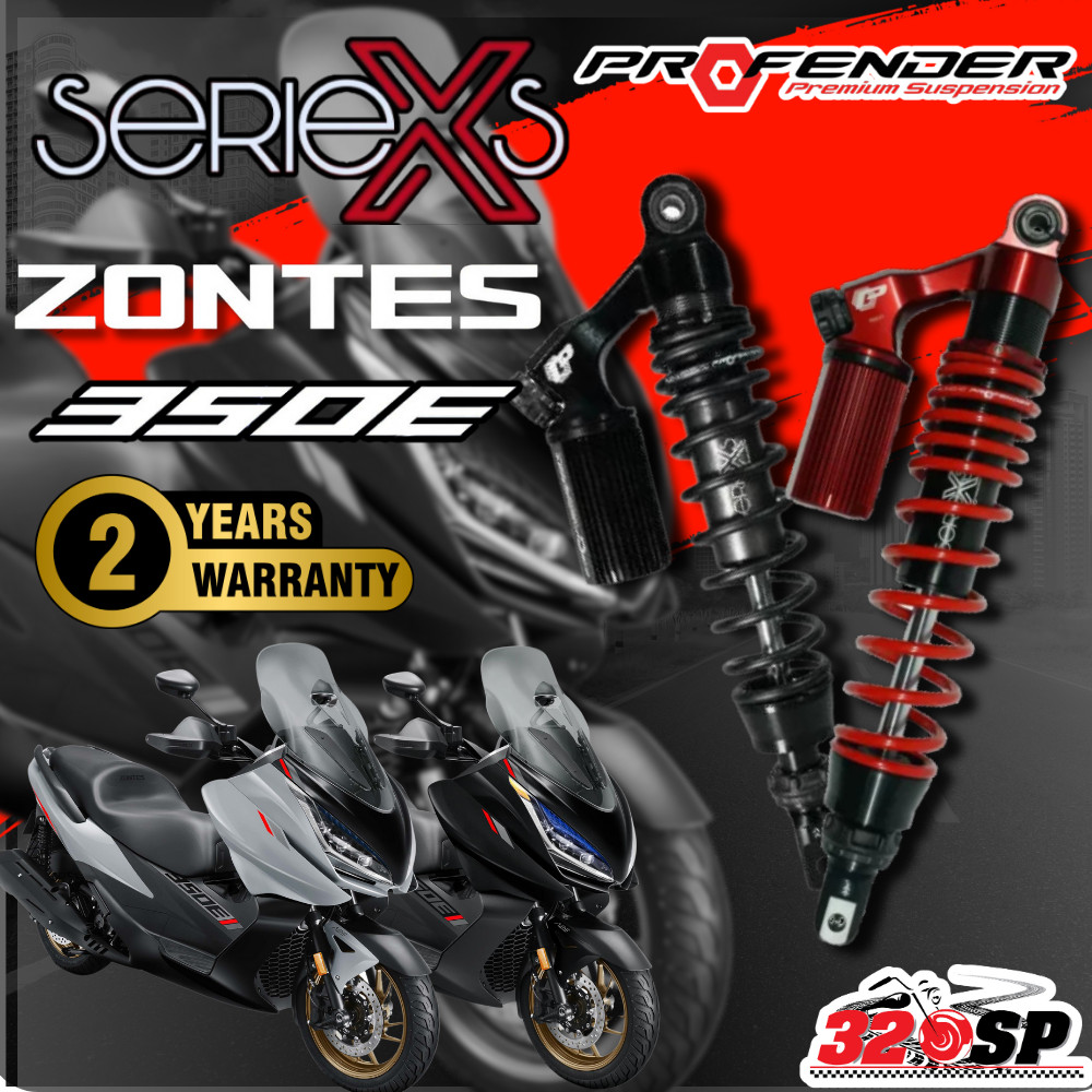 รับประกัน 2 ปี!! โช๊คหลัง PROFENDER X-SERIES ZONTES 350E REAR STD (ปรับสามจุด) ส่งไว!! 320SP