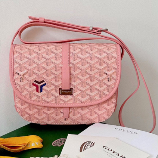 Pre order​ ราคา7000 Goyard BELVÉDÉRE 6012 Messenger หนังแท้ กระเป๋าสะพายข้าง กระเป๋าสะพาย22×16×7cm