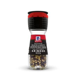 แม็คคอร์มิค พริกไทยดำและขาวฝาบด 35 กรัม │McCormick Black & White Pepper Grinder 35 g
