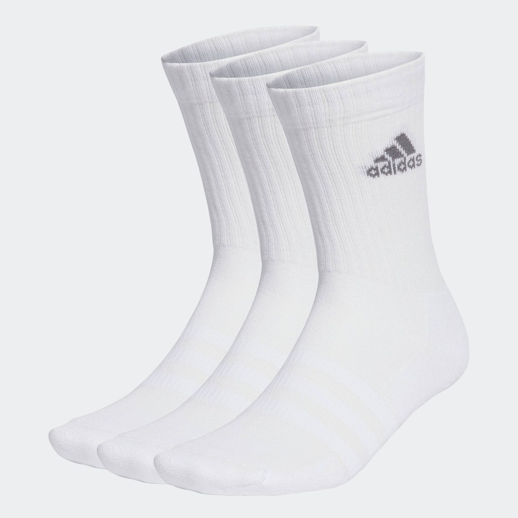 adidas Lifestyle & Basketball Cushioned Crew Socks 3 Pairs Unisex White IA3949