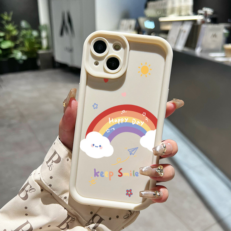 เคสสำหรับ Realme 5 5i 5s 6i C3 C3i Narzo 10 Narzo 10A Narzo 20A เคสป้องกันการตกซิลิโคนเคสโทรศัพท์มีลายสีรุ้ง - รูปที่ 7