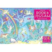 Usborne Book and Jigsaw Unicorns (Usborne Book and Jigsaw) [Paperback]