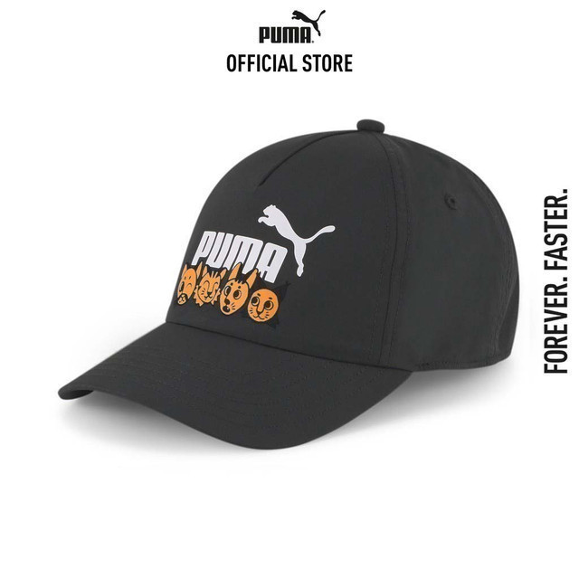 PUMA KIDS - หมวกแก๊ปเด็กโต PUMATE สีดำ - 02454501