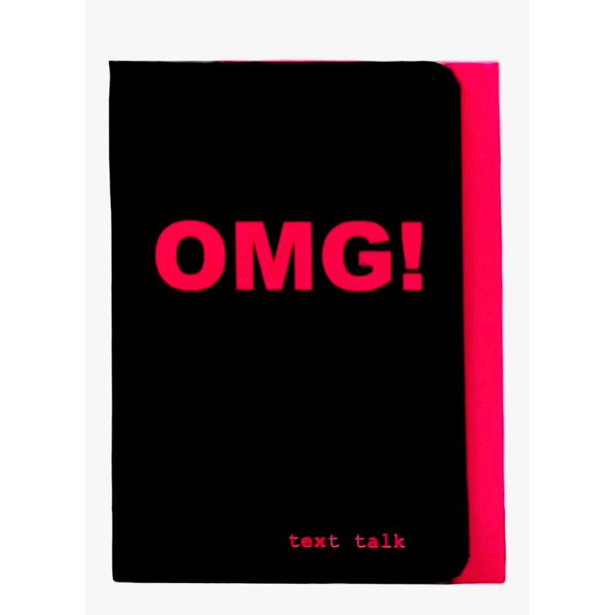 BBW หนังสือ OMG! / LOL! TEXT TALK MAGNETIC ENVELOPE BOX (16 CARDS & ENVELOPES)