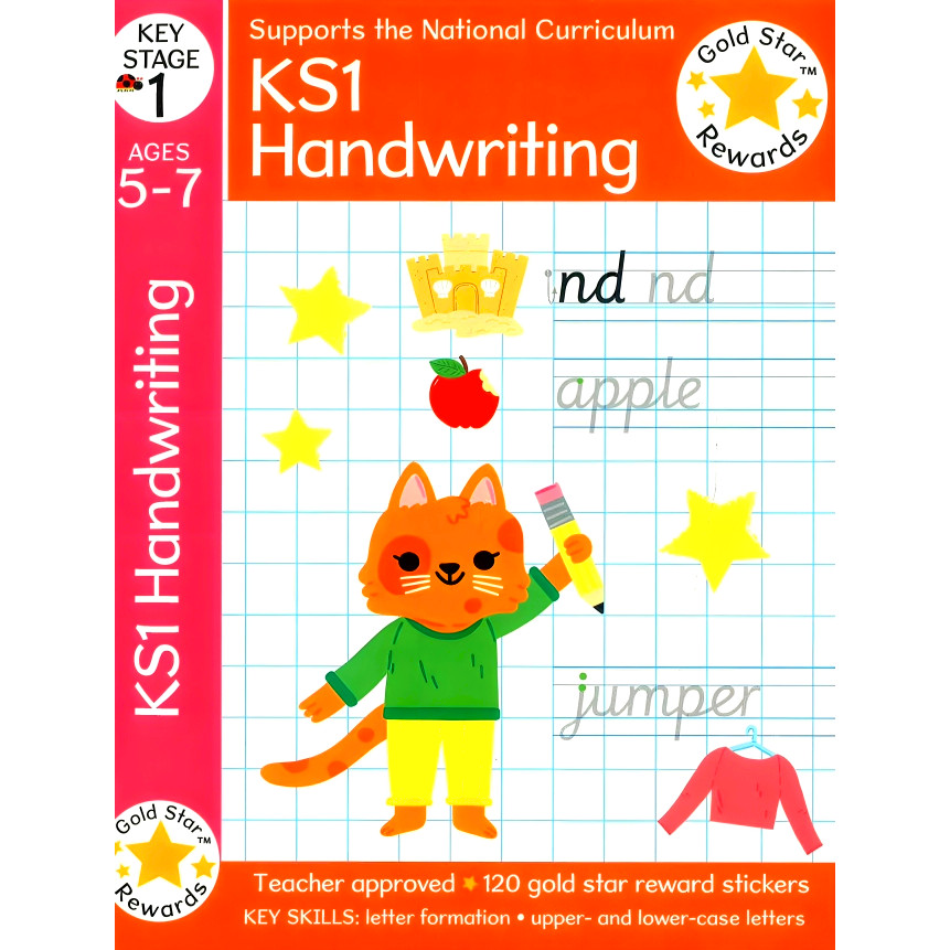 BBW หนังสือ PRINTED MATTER KS1 HANDWRITING AGES 5-7 ISBNarna - 9781913272586