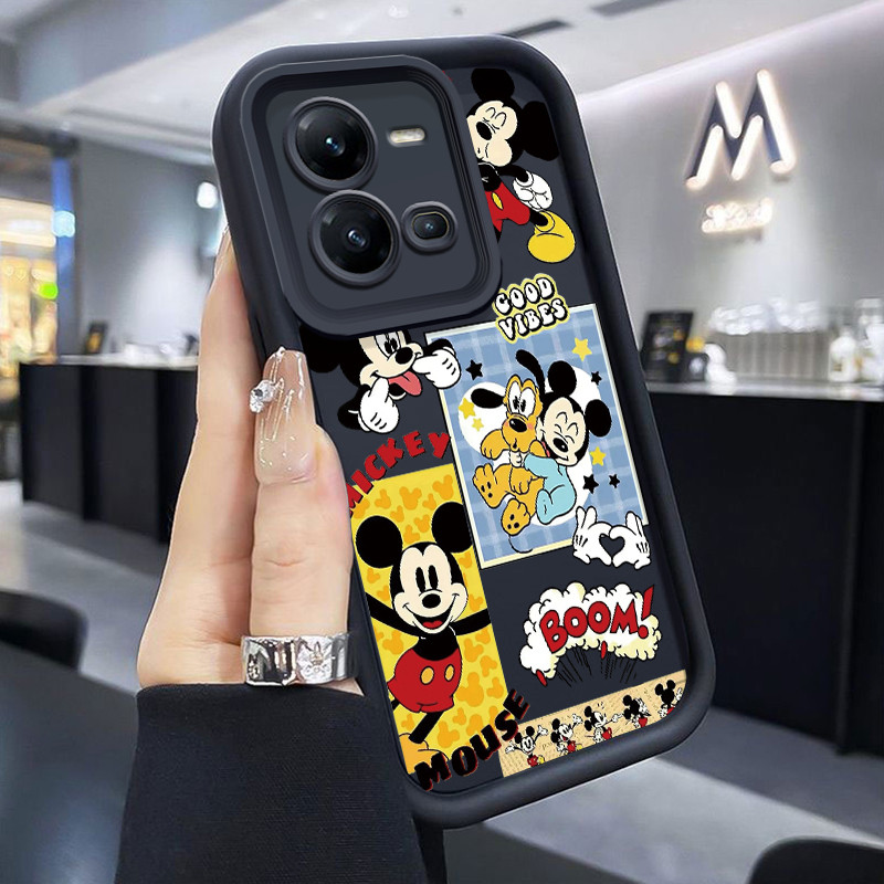 เคสสำหรับ VIVO V25 5G VIVO V25E VIVO X80 Lite 5G เคสนิ่มซิลิโคนดูดซับแรงกระแทกแบบโดนัลด์เคสโทรศัพท์รูปเป็ด