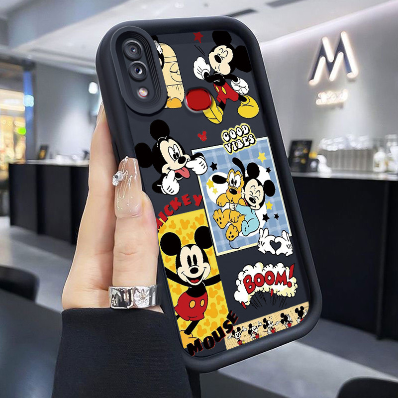 เคสสำหรับ Samsung Galaxy A10s M01s เคสนิ่มซิลิโคนดูดซับแรงกระแทกแบบโดนัลด์เคสโทรศัพท์รูปเป็ด