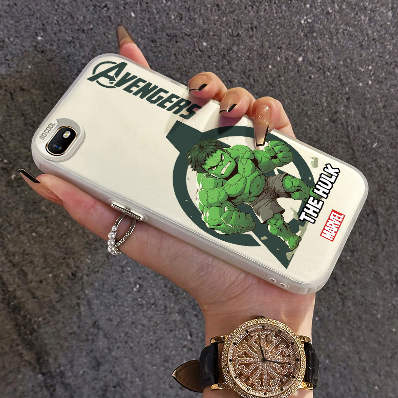 เคสสำหรับ Realme C2 C2s OPPO A1K เคสแข็งกันแรงกระแทก TPU ลายการ์ตูนฮัลค์เคสโทรศัพท์โปร่งใส