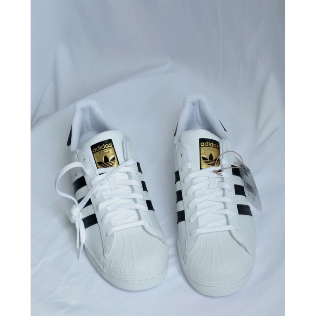 (ของแท้ 💯) Adidas Originals SUPERSTAR "Black/White"  รองเท้าผ้าใบลำลองกันลื่นต