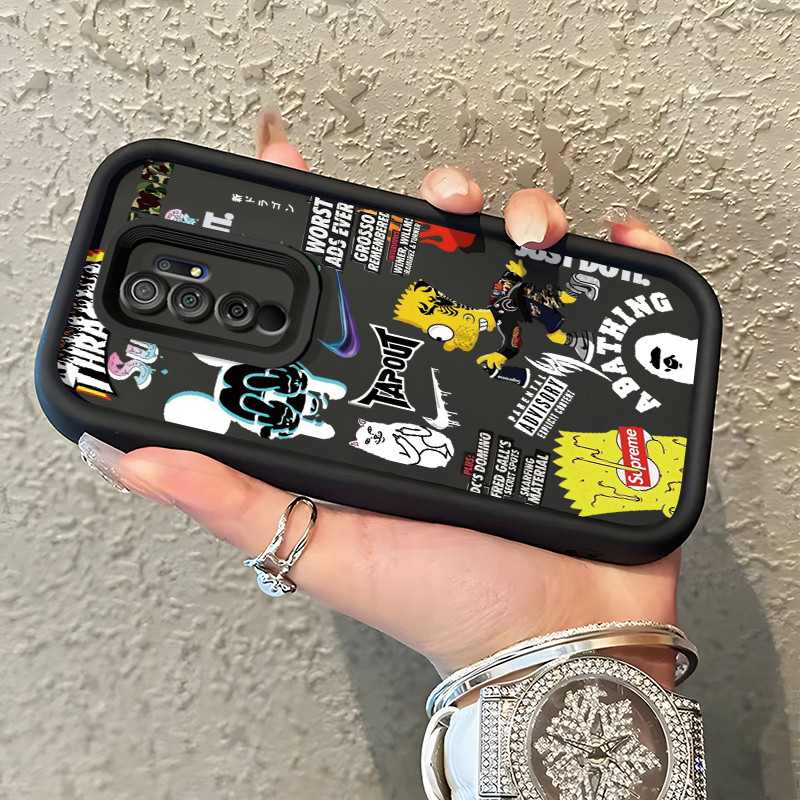 เคสสำหรับ Xiaomi Redmi 9 Redmi 9 Prime POCO M2 เคสป้องกันการกระแทกซิลิโคนป้องกันลายนิ้วมือที่ทันสมัย