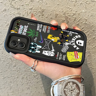 เคสสำหรับ Samsung Galaxy A05 A05s เคสป้องกันการกระแทกซิลิโคนป้องกันลายนิ้วมือที่ทันสมัย