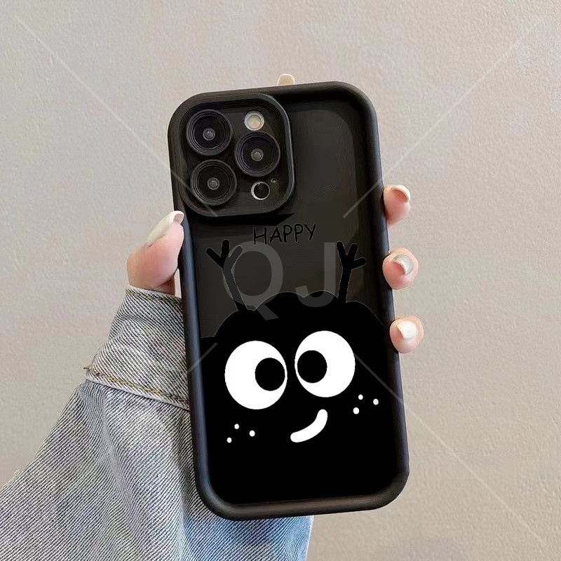เคส Honor X6B 4G X8B X7B X9B 5G X5 Plus X9A 5G X8A 4G X7A 4G X6A X8 5G X6 4G X5 4G X8 4G X7 4G X9 4G/5G X6S 4G กรณีโทรศัพท์ถ่านหินขนาดใหญ่ Happy
