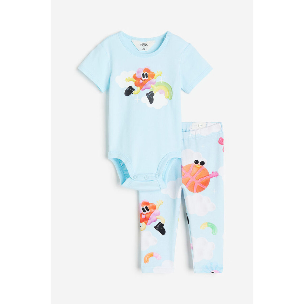 H&M Girl 2-piece cotton jersey set 1160432_1