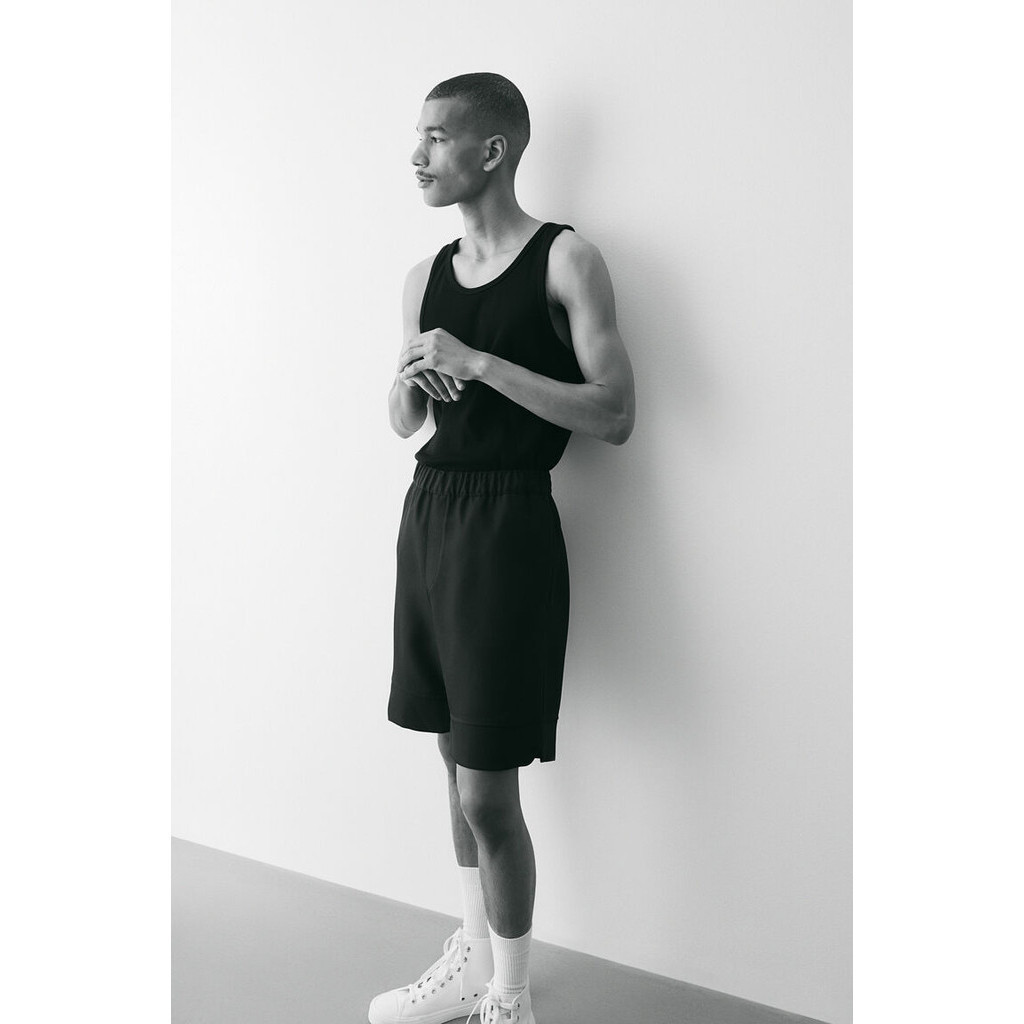 H&M Man Relaxed Fit Knee-length shorts 1220862_1