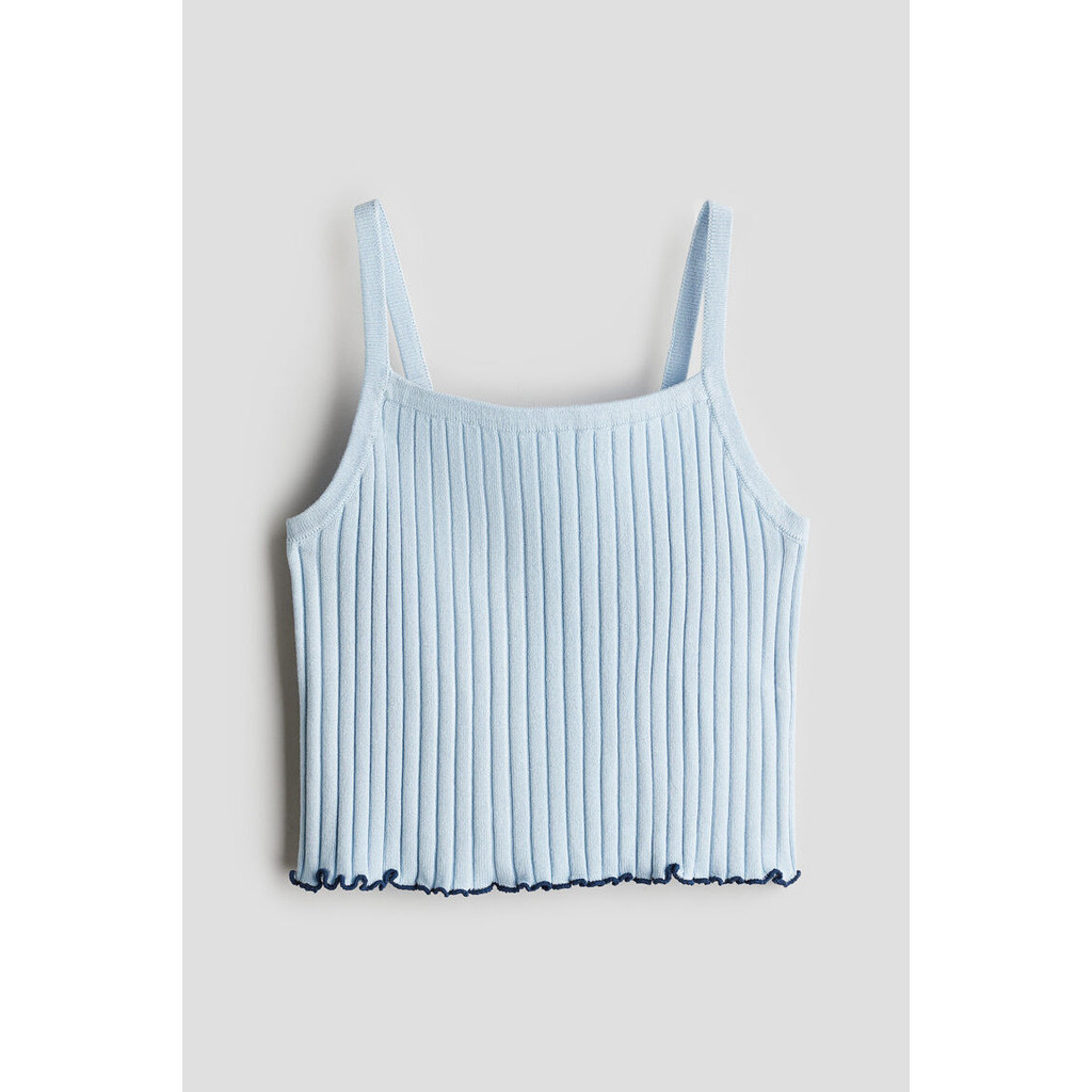 H&M Girl Rib-knit strappy top 1247206_1