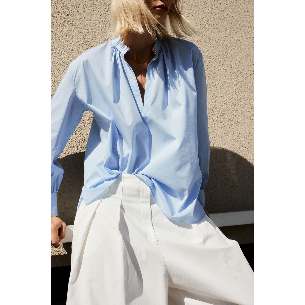 H&M Woman Loose-fit blouse 1241084_2