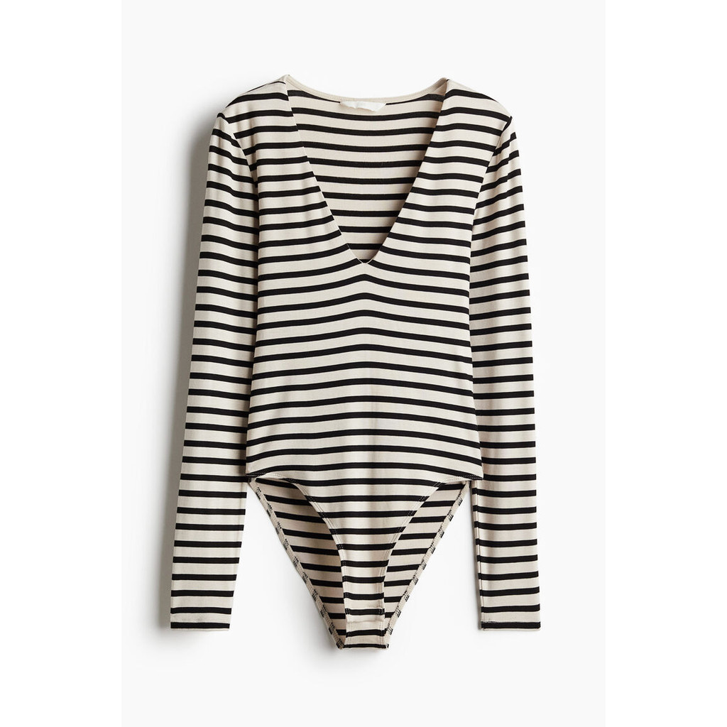 H&M Woman V-neck bodysuit 1089775_4