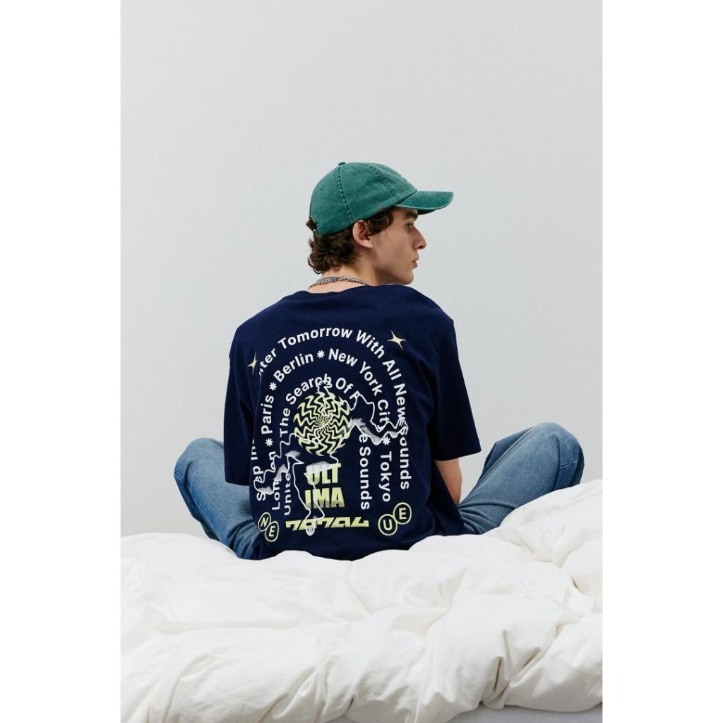 H&M Man Loose Fit Printed T-shirt 1032522_12