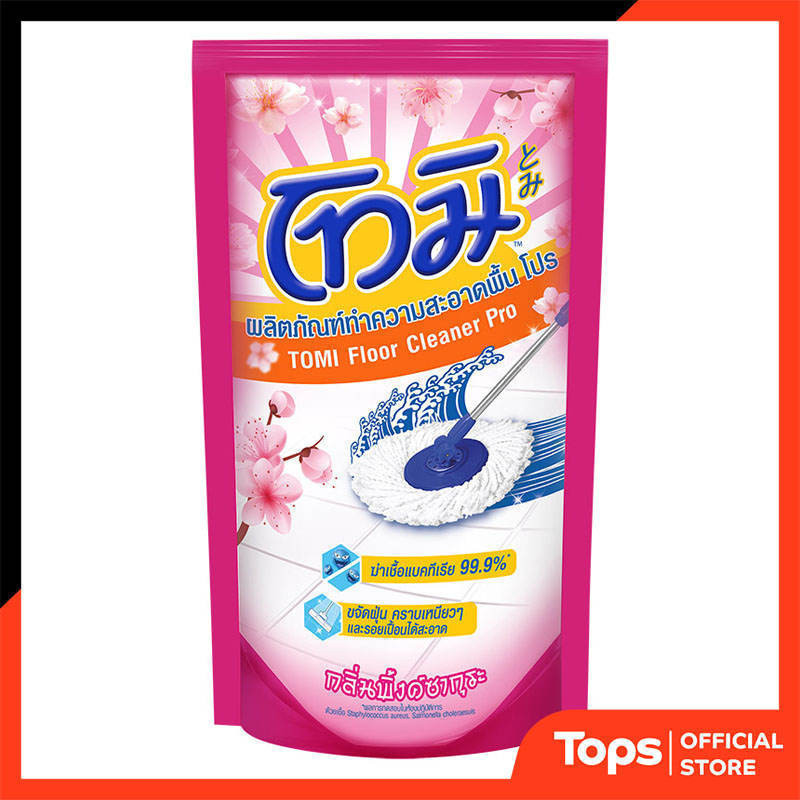 โทมิผลิตภัณฑ์ทำความสะอาดพื้นกลิ่นสปริงซากุระ 700มล. [8851989040165]