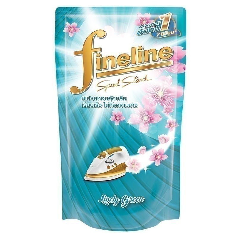 ไฟน์ไลน์น้ำยาอัดกลีบสีเขียว 500มล. รีฟิล [8851989030142]