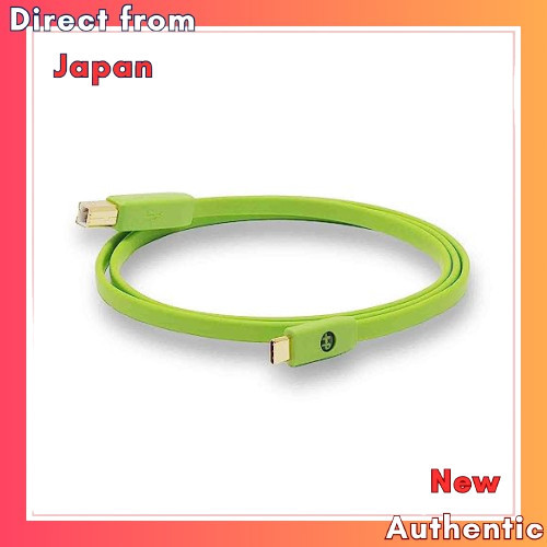 NEO y OYAIDE Elec d+ USB Type-C ถึง Type-B class B สาย USB 1.0 ม. สำหรับแท็บเล็ตสีเขียว D+USB TYPE-C