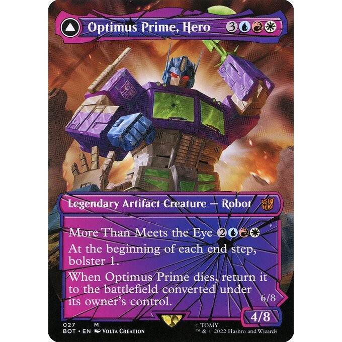 [Transformers(Borderless)] - [BOT] - (M) -[Optimus Prime, Hero // Optimus Prime, Autobot Leader] -  