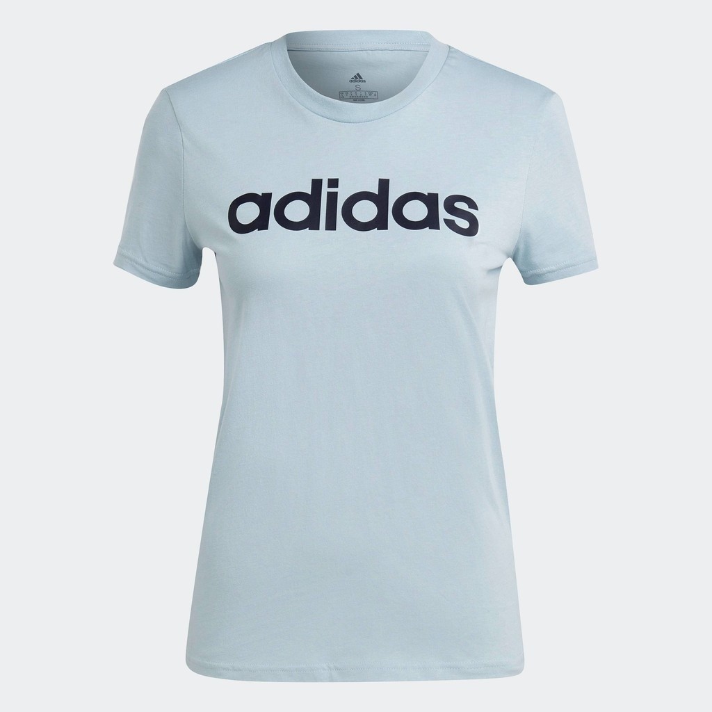 adidas Lifestyle Essentials Slim Logo Tee Women Blue IM2832