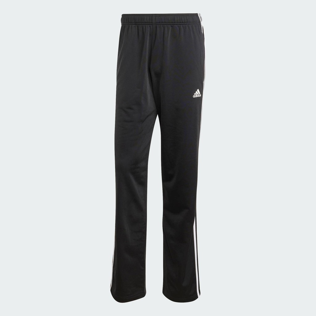 adidas Lifestyle Primegreen Essentials Warm-Up Open Hem 3-Stripes Track Pants Men Black H46110