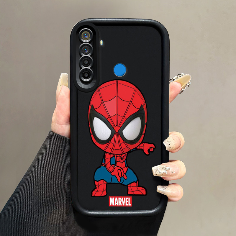 เคสสำหรับ Realme 5 5i 5s 6i C3 C3i Narzo 10 Narzo 10A Narzo 20A เคสโทรศัพท์สไปเดอร์แมนการ์ตูนขายดี