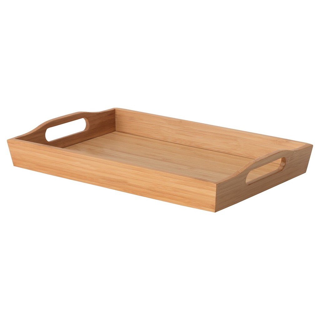 [IKEA แท้ - สอบถามก่อนสั่ง] FRUKTSKAL ฟรุคต์สกอล ถาด, ไม้ไผ่, 35x23 ซม.