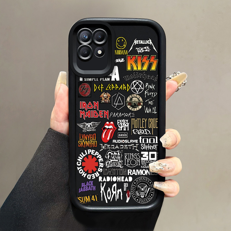 เคสสำหรับ Realme 8i Realme Narzo 50 4G เคสโทรศัพท์แบรนด์อินเทรนด์เคสป้องกันซิลิโคนออกแบบเองกรอบนิ่ม