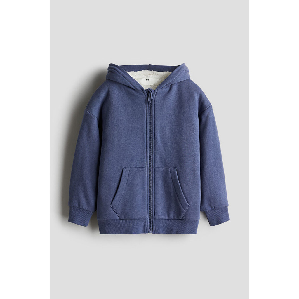 H&M Boys Teddy-lined zip-through hoodie 1258875_1