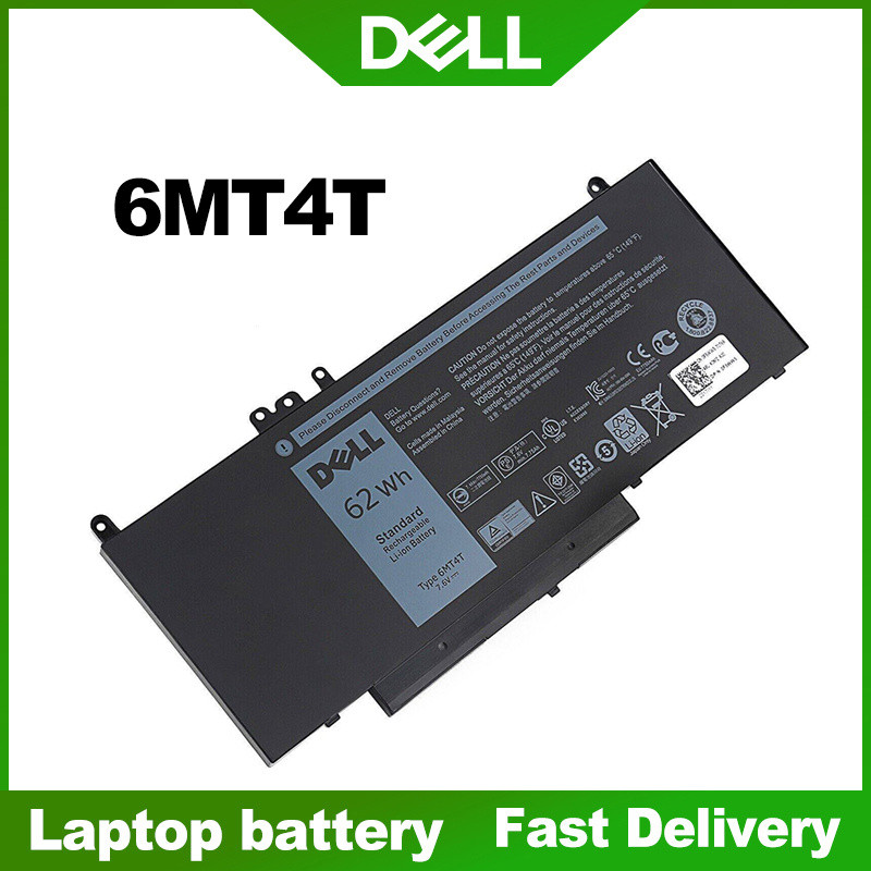 แล็ปท็อป6Mt4t C สำหรับ E5450แบตเตอรี่ Latitude E5470 E5550 E5570 79Vrk 07V69y 7V69y 1