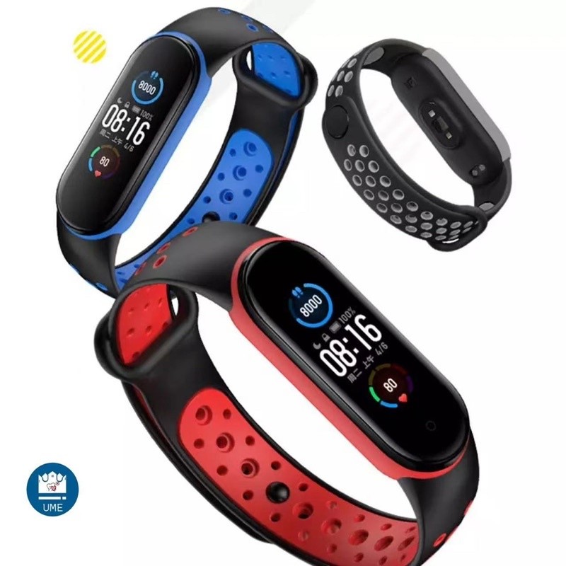 ส่งเร็ว🔥สาย Mi band 6 5 7 สายสำรอง เเละ พร้องส่ง🇹🇭 สาย sport