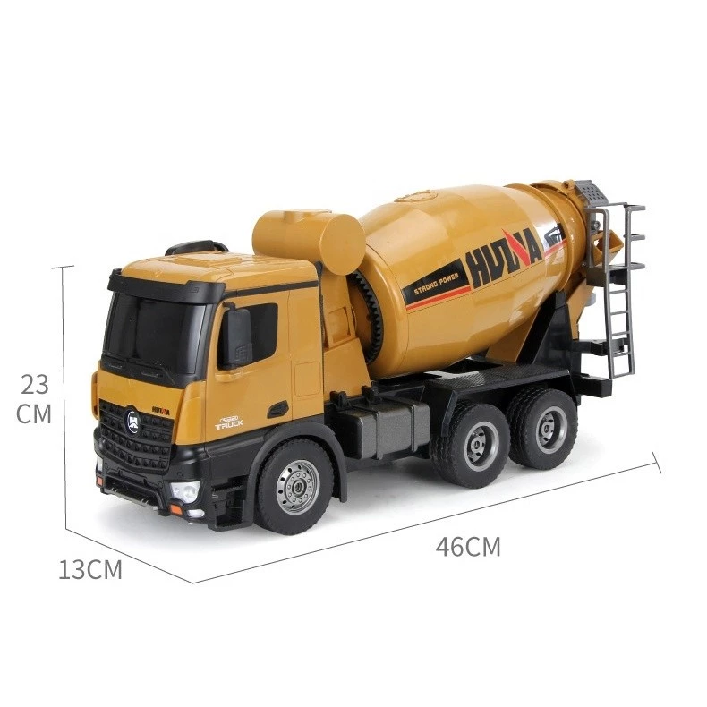 รถโม่ปูน Huina 1574 โม่เหล็ก บรรทุกสมจริง รถบังคับวิทยุ โม่ได้จริง 1/18 2.4Ghz Rc thumbnail 5