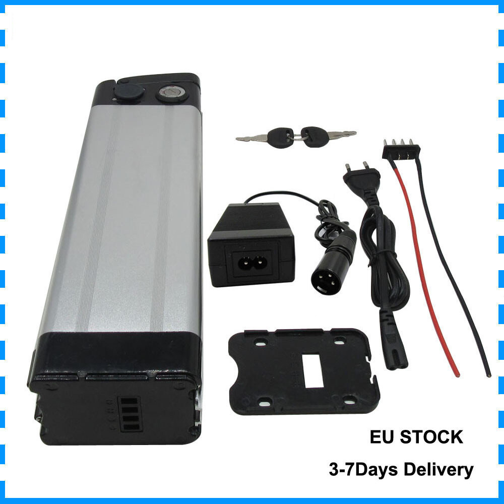 36V 48V 52V 30AH Silver Fish Lithium Ebike Akku Bateria 500W Li Ion ไฟฟ้าจักรยาน 48V 18650 แบตเตอรี่