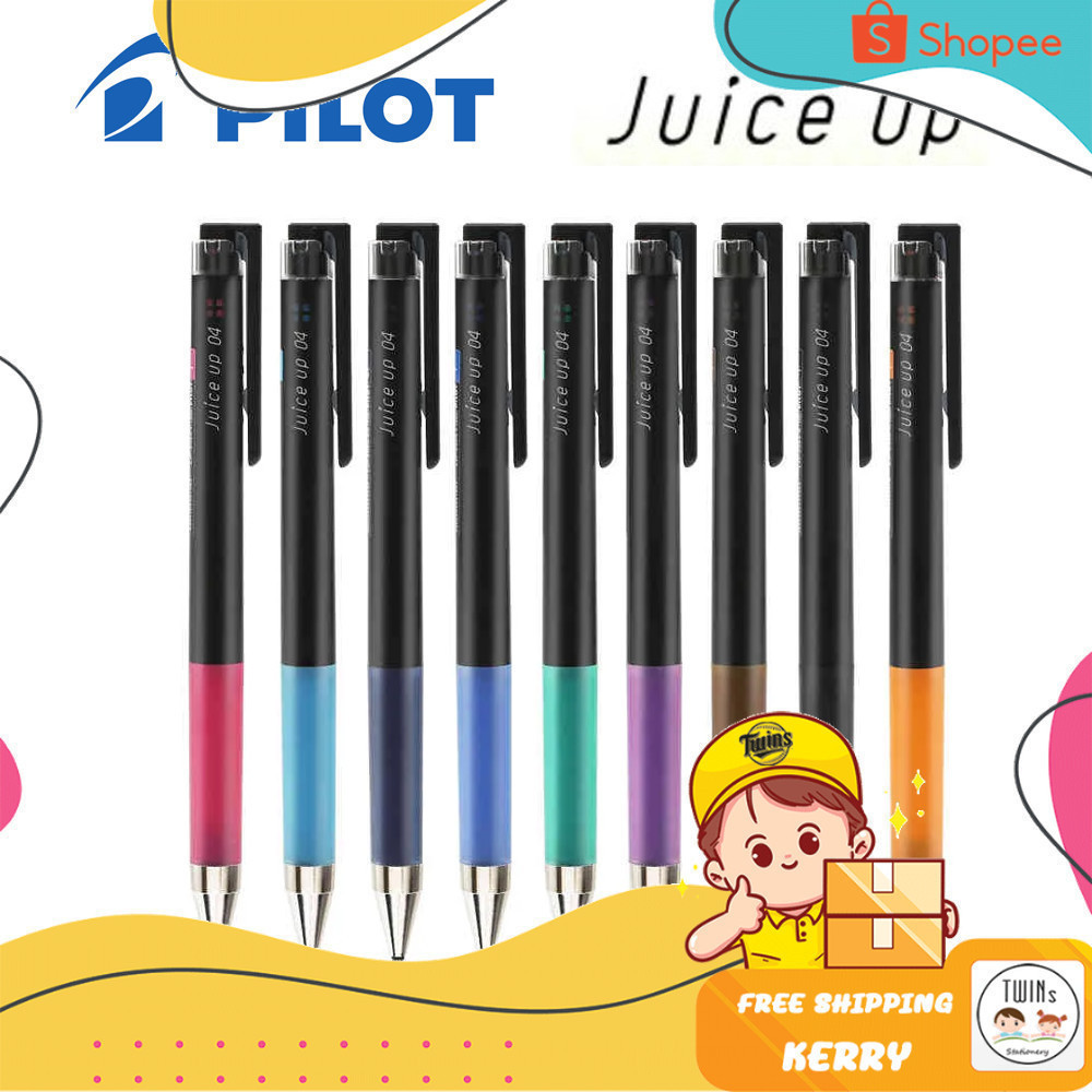 ปากกา และไส้ปากกาหมึกเจล Pilot Juice Up Refill ขนาด 0.4 และ 0.5 mm