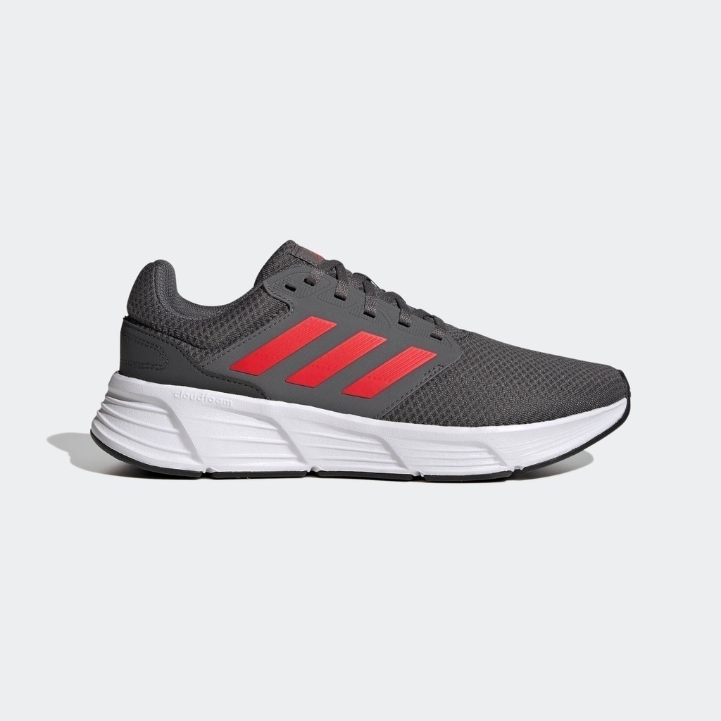 adidas วิ่ง รองเท้า Galaxy 6 ผู้ชาย สีเทา GW4144
