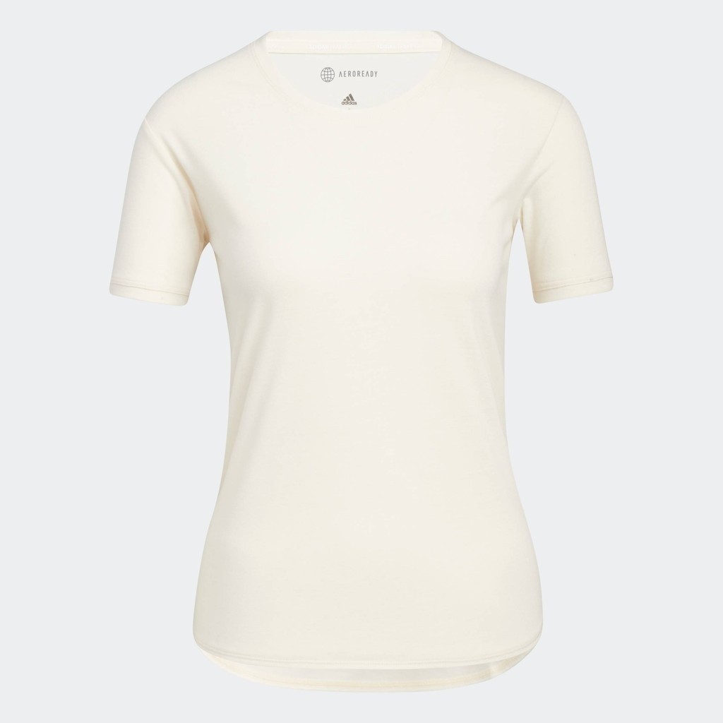 adidas เทรนนิง เสื้อยืด GO TO 2.0 ผู้หญิง สีขาว HD9563