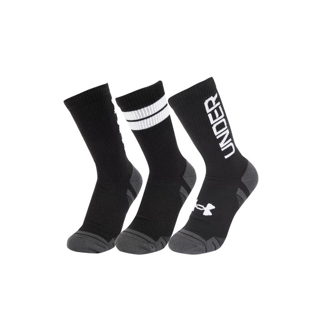 Under Armour ถุงเท้า UA Performance Tech ยูนิเซ็กส์ แพ็ก 3 คู่