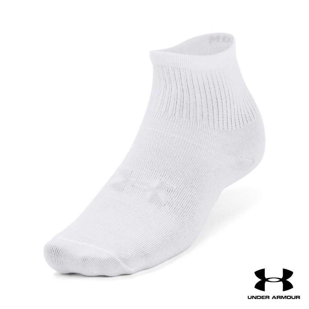 Under Armour UA Kids' Essential 3-Pack Qrter Socks อันเดอร์ อาร์เมอร์ ถุงเท้าเทรนนิ่ง สำหรับทุกเพศ