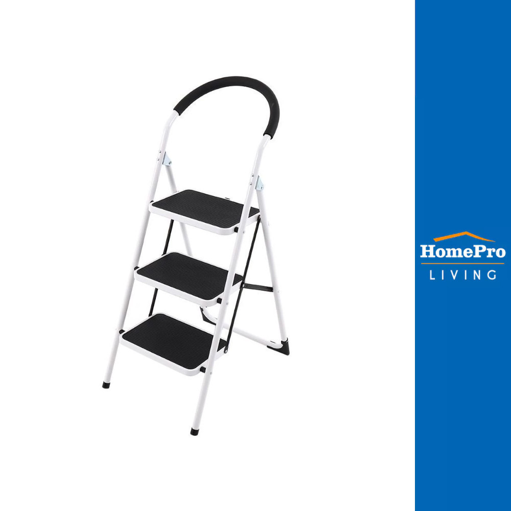 HomePro บันไดอเนกประสงค์ 3 ขั้น รุ่น R26903 สีดำ ขนาด 48x118x68 ซม. แบรนด์ MATALL